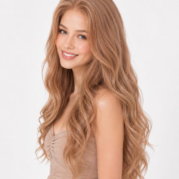 28 Inch Strawberry Blonde HD Lace Front Body Wave Wig
